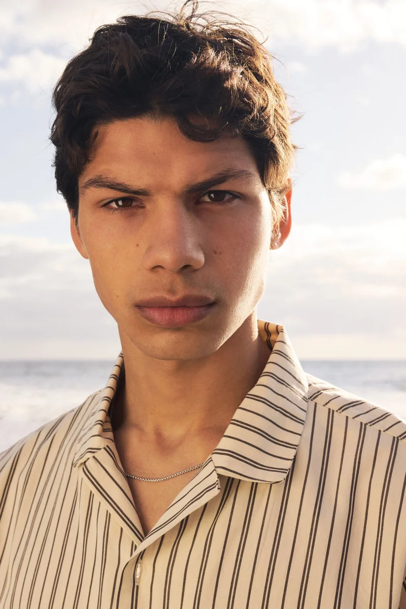 اتش اند ام بيجاما قطنية من قميص وشورت